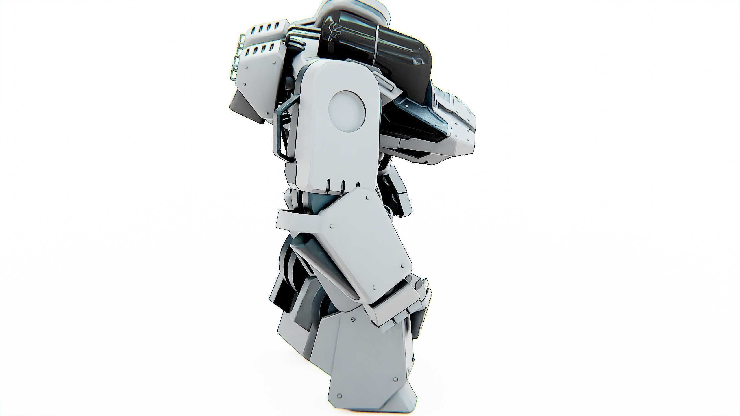 BATTLE DROID SPYKER  Rigged for Unreal Engine - Unity - MIXAMO 3D model_6