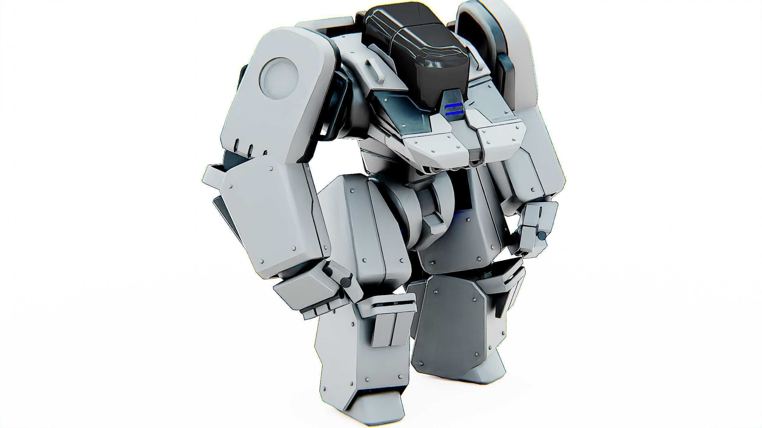 BATTLE DROID SPYKER  Rigged for Unreal Engine - Unity - MIXAMO 3D model_2