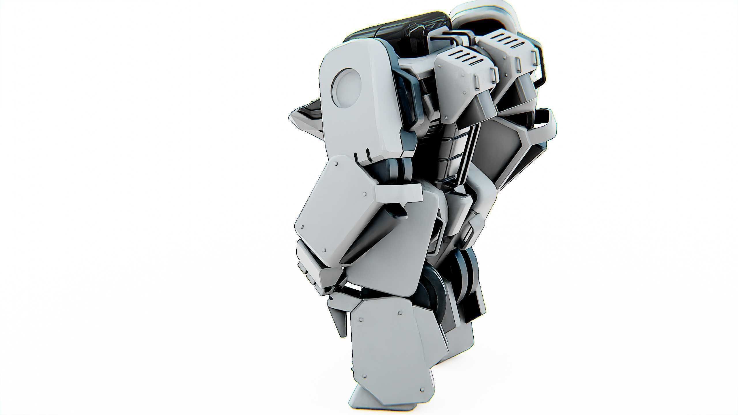 BATTLE DROID SPYKER  Rigged for Unreal Engine - Unity - MIXAMO 3D model_15