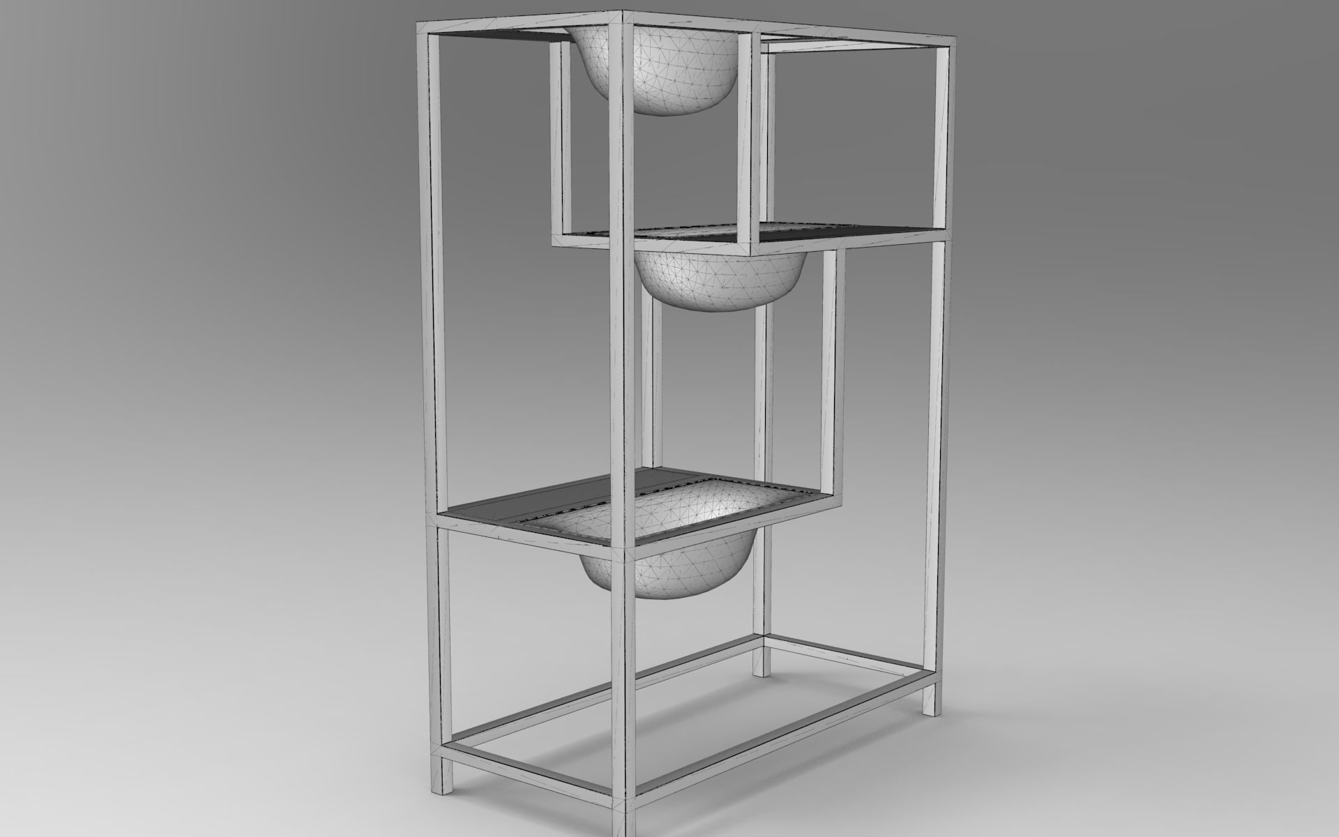 Kefh Planter Low-poly 3D model_6