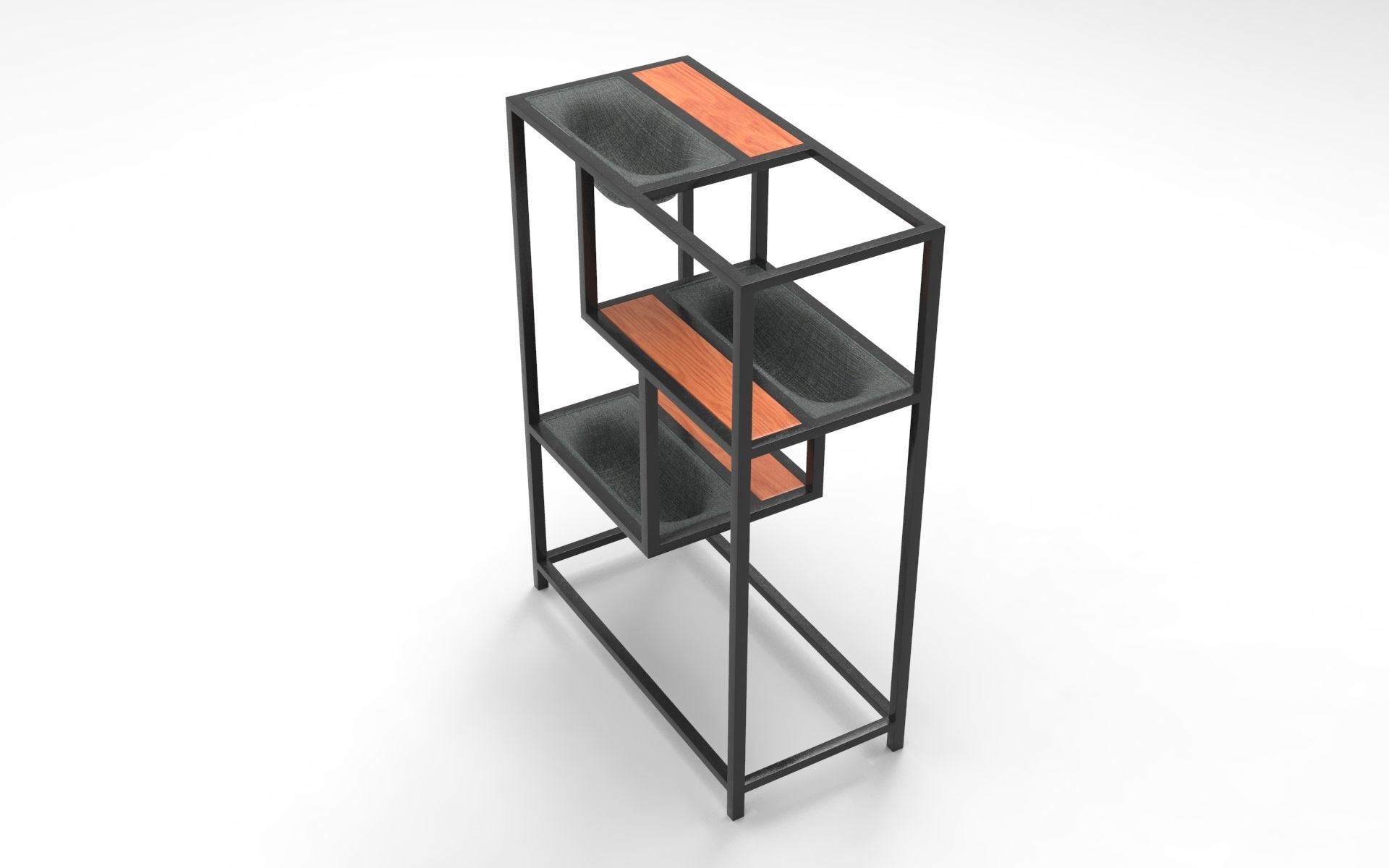 Kefh Planter Low-poly 3D model_3