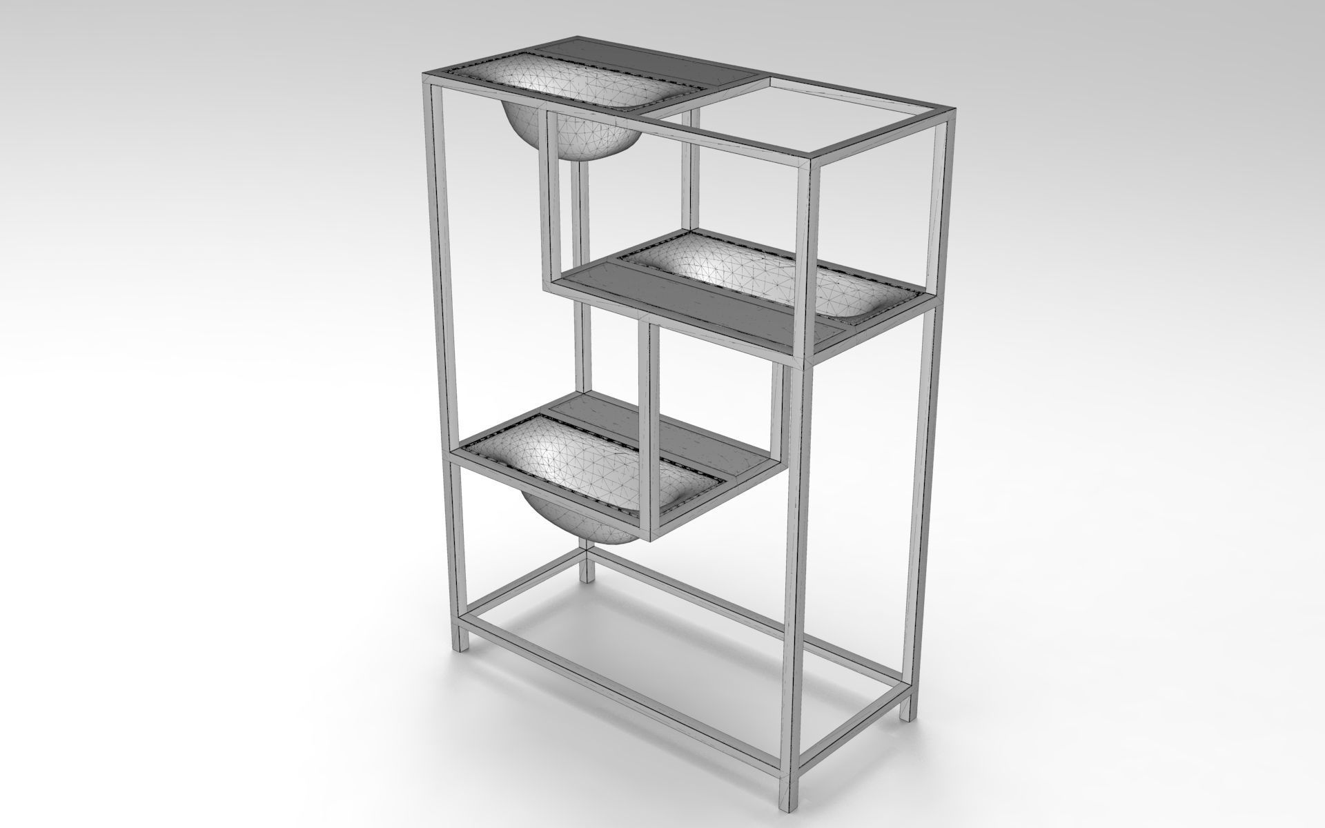 Kefh Planter Low-poly 3D model_5