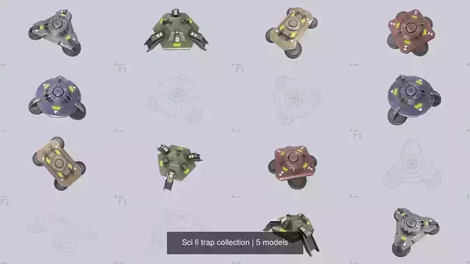 Sci fi trap collection