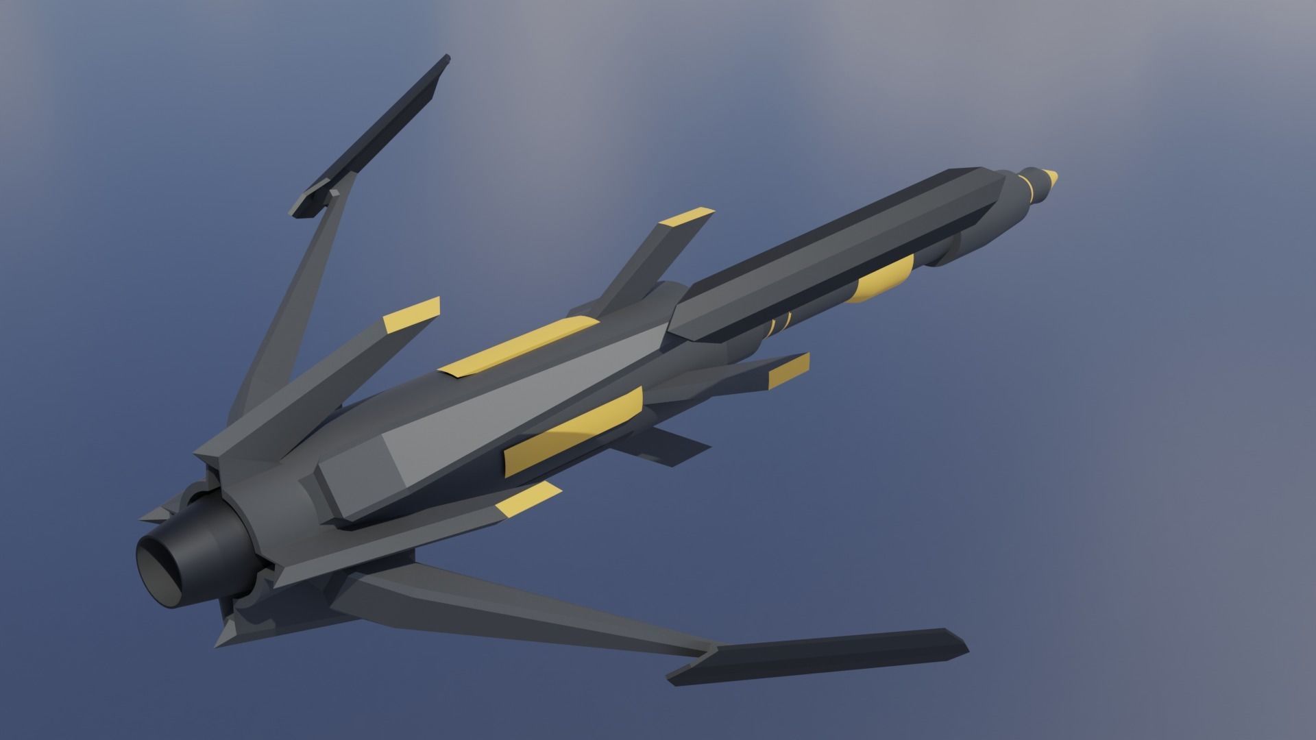 Future missile 01 3D model_4
