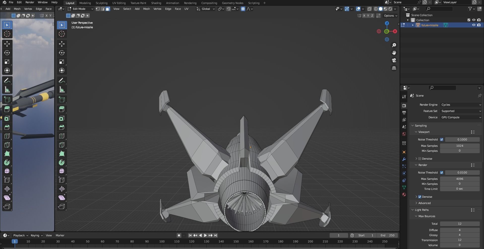 Future missile 01 3D model_6