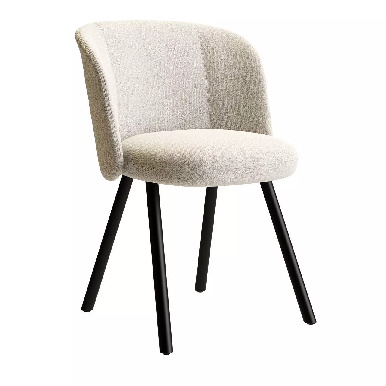 Mikado Upholstered Chair by Vitra 3D model_0