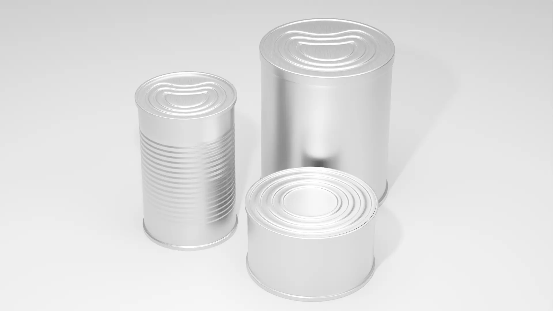 Can Food 3D model Free low-poly 3D model