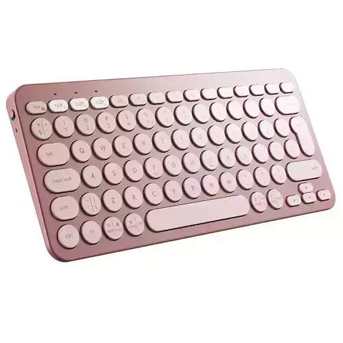Pebble Keys 2 K380S Rose Keyboard by Logitech