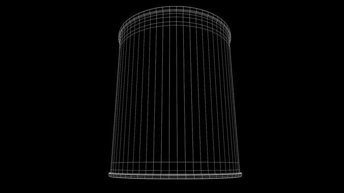 Other preserved vegetables and mixtures-Canned Sweet Corn Low-poly 3D model 2