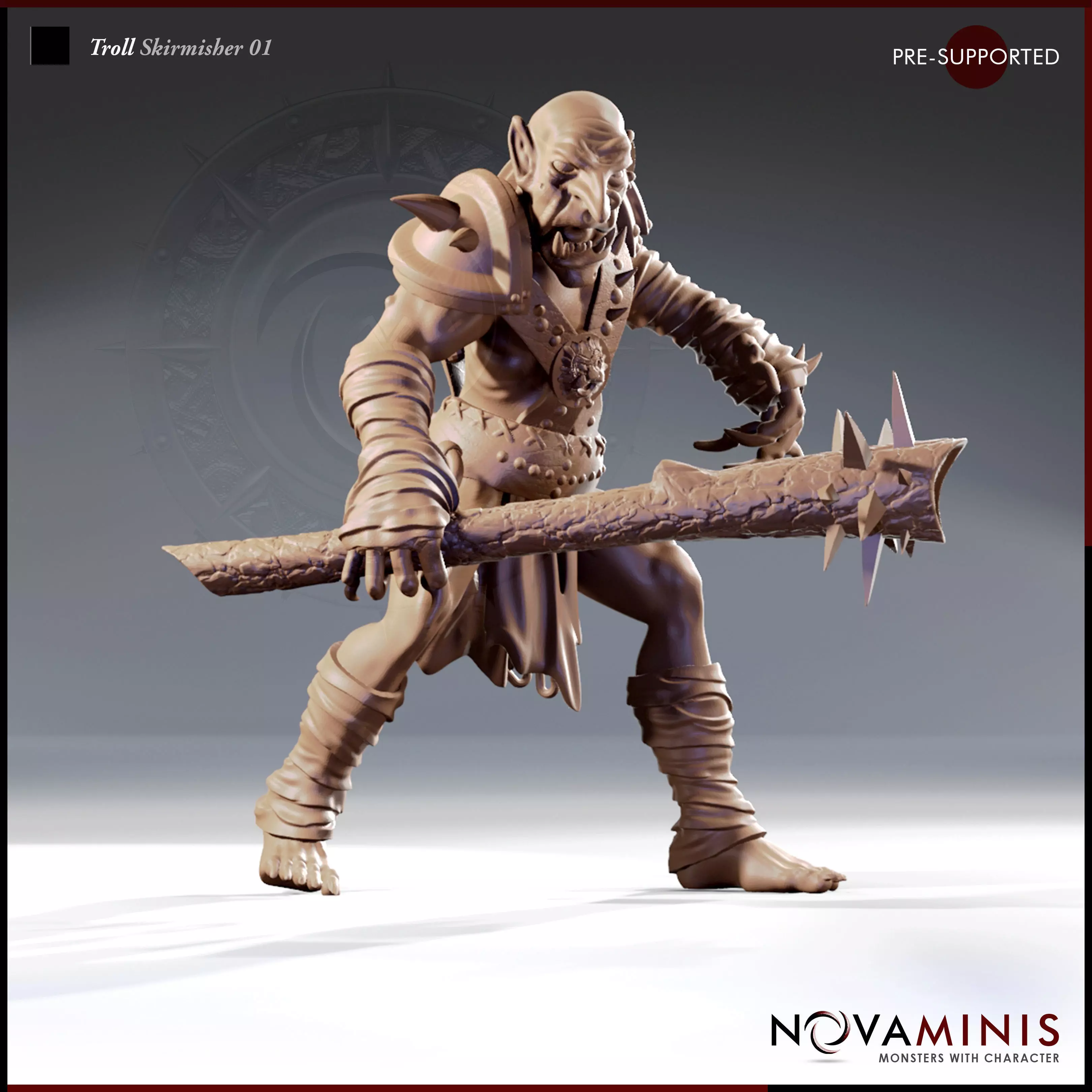 Troll Skirmisher 01 3D print model_0