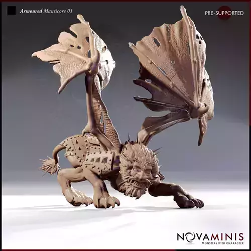 Armoured Manticore 01 3D print model