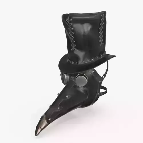 Plague Doctor Mask and Hat
