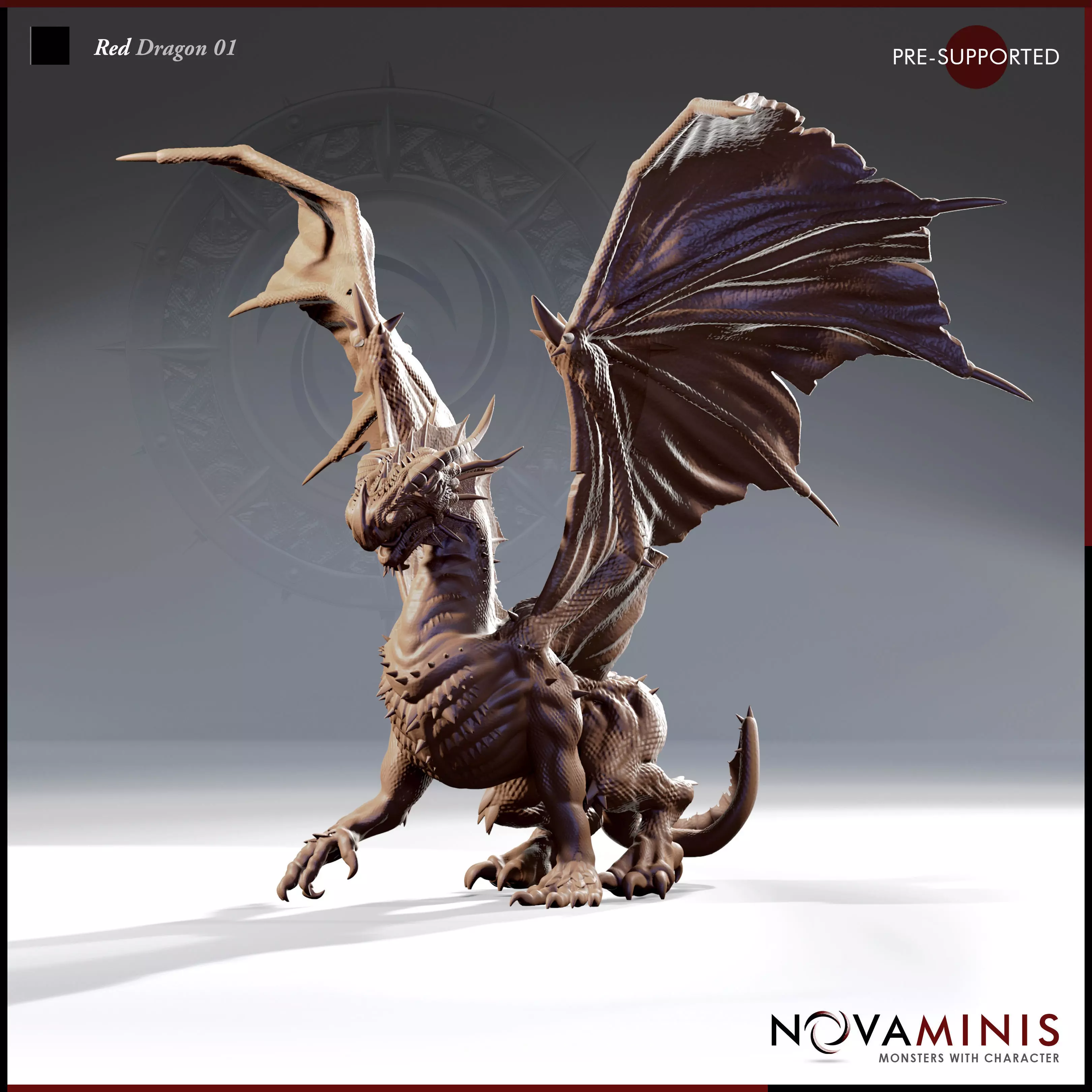 Red Dragon 01 3D print model_0