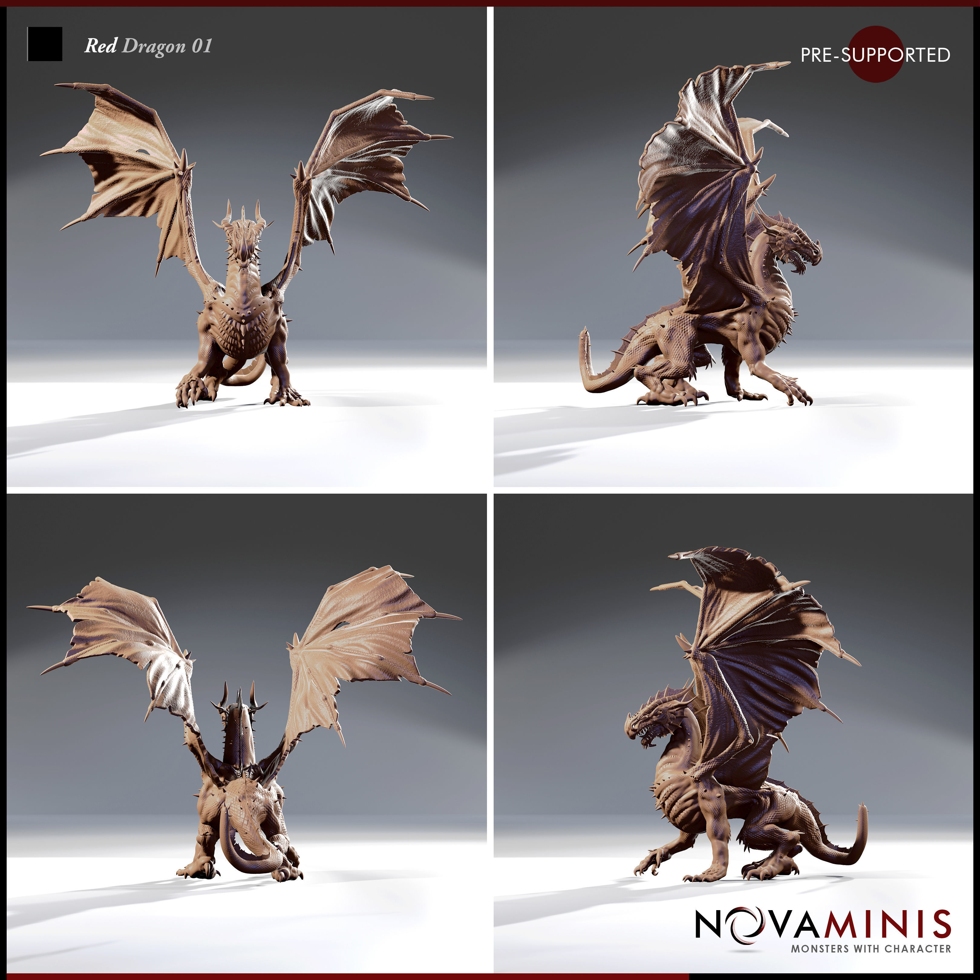 Red Dragon 01 3D print model_2