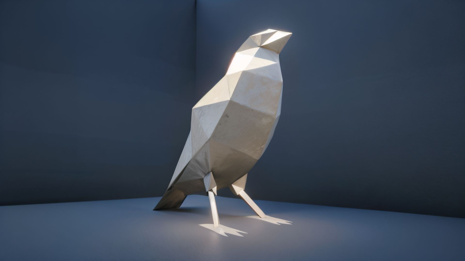 Poligon Bird Free 3D print model_1