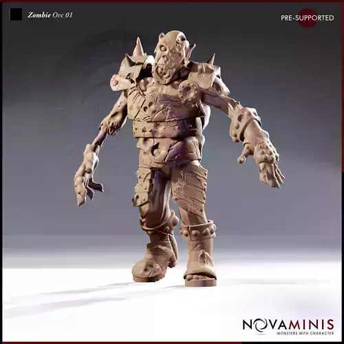 Zombie Orc 01 3D print model