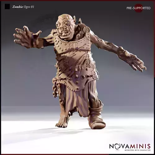 Zombie Ogre 01 3D print model
