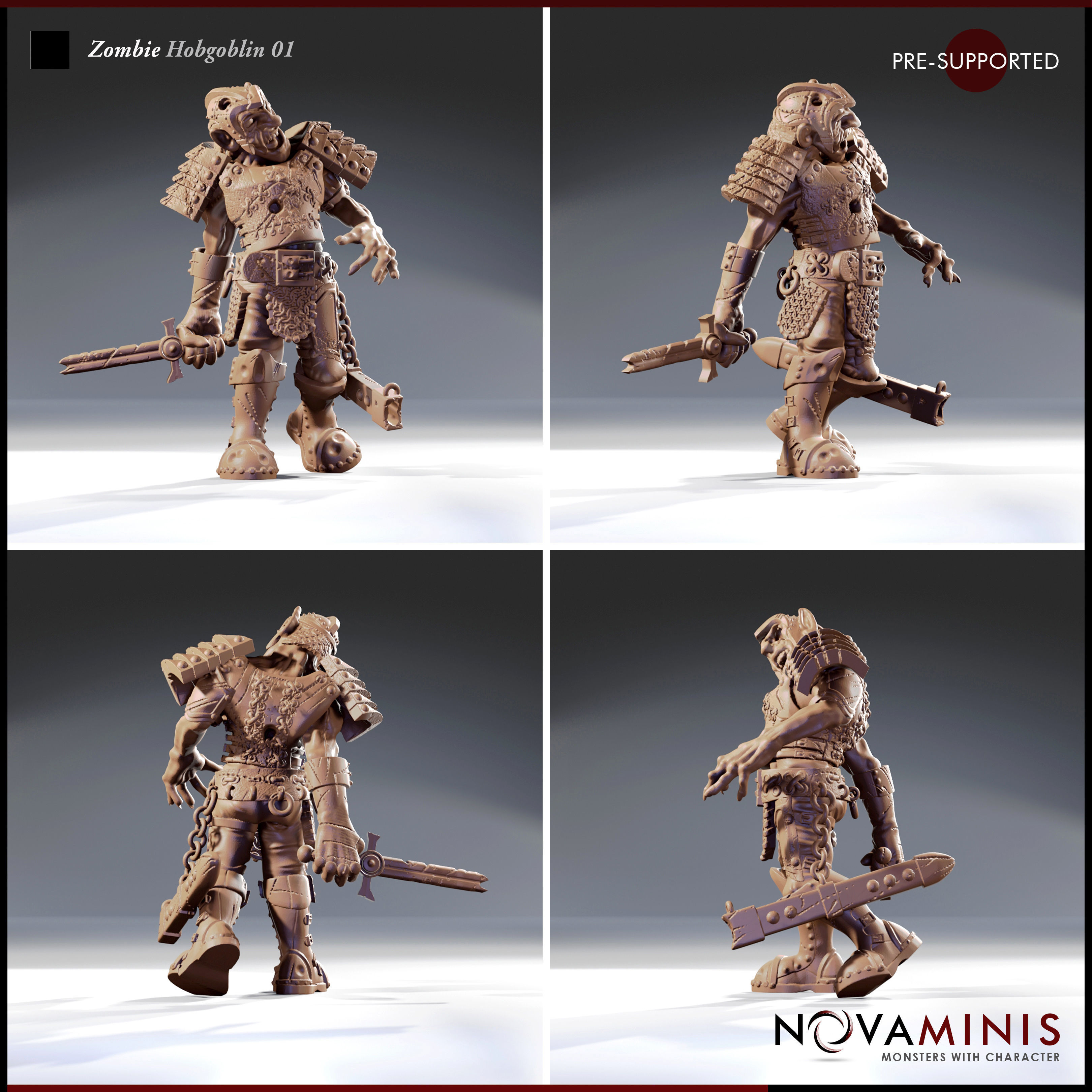 Zombie Hobgoblin 01 3D print model_2