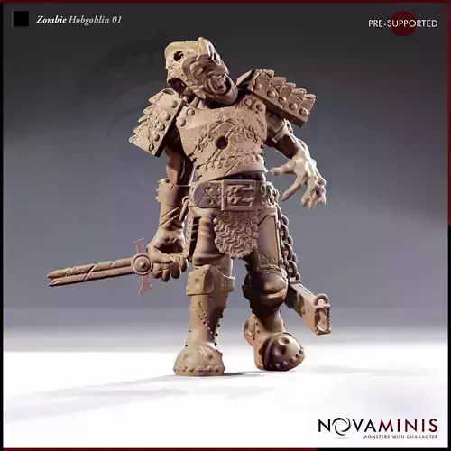 Zombie Hobgoblin 01 3D print model