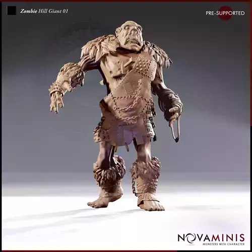 Zombie Hill Giant 01 3D print model
