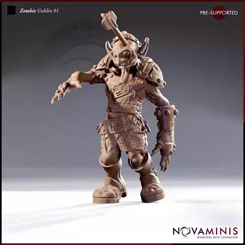 Zombie Goblin 01 3D print model