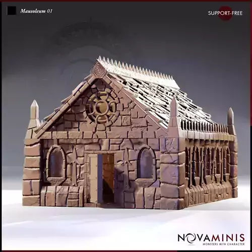 Mausoleum 01 3D print model