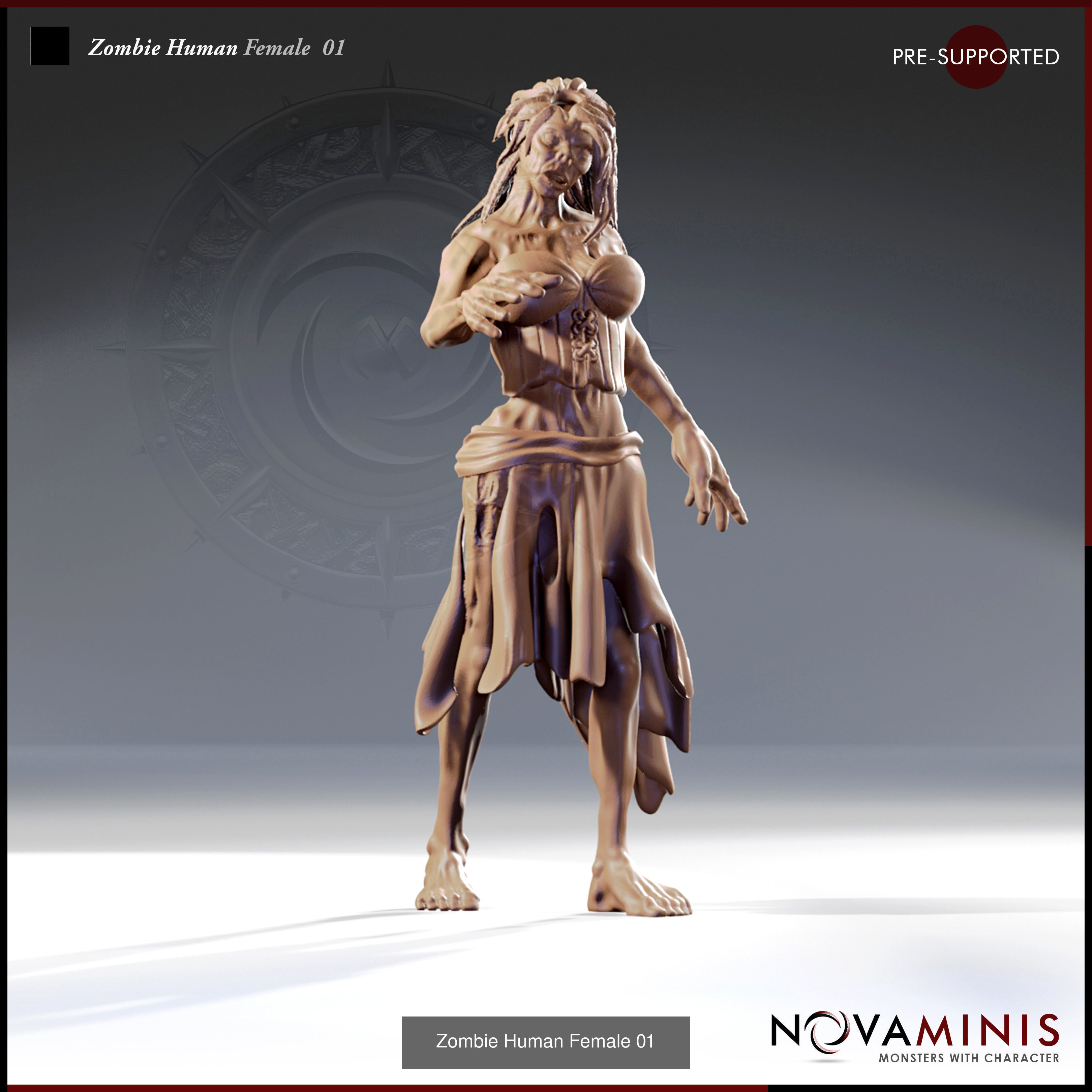 Motley Zombies - Mors Mihi Lucrum 3D Model Collection_22