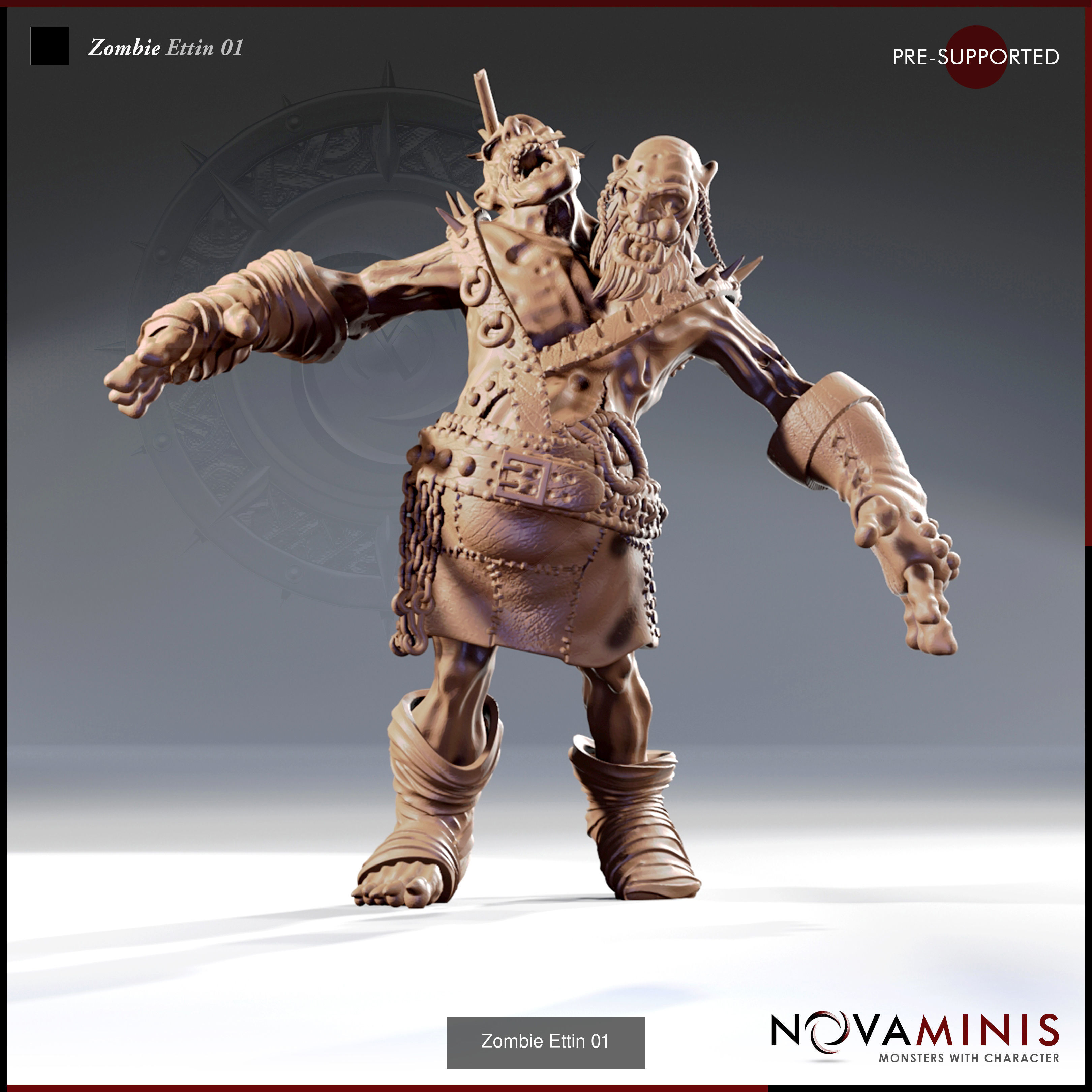 Motley Zombies - Mors Mihi Lucrum 3D Model Collection_27