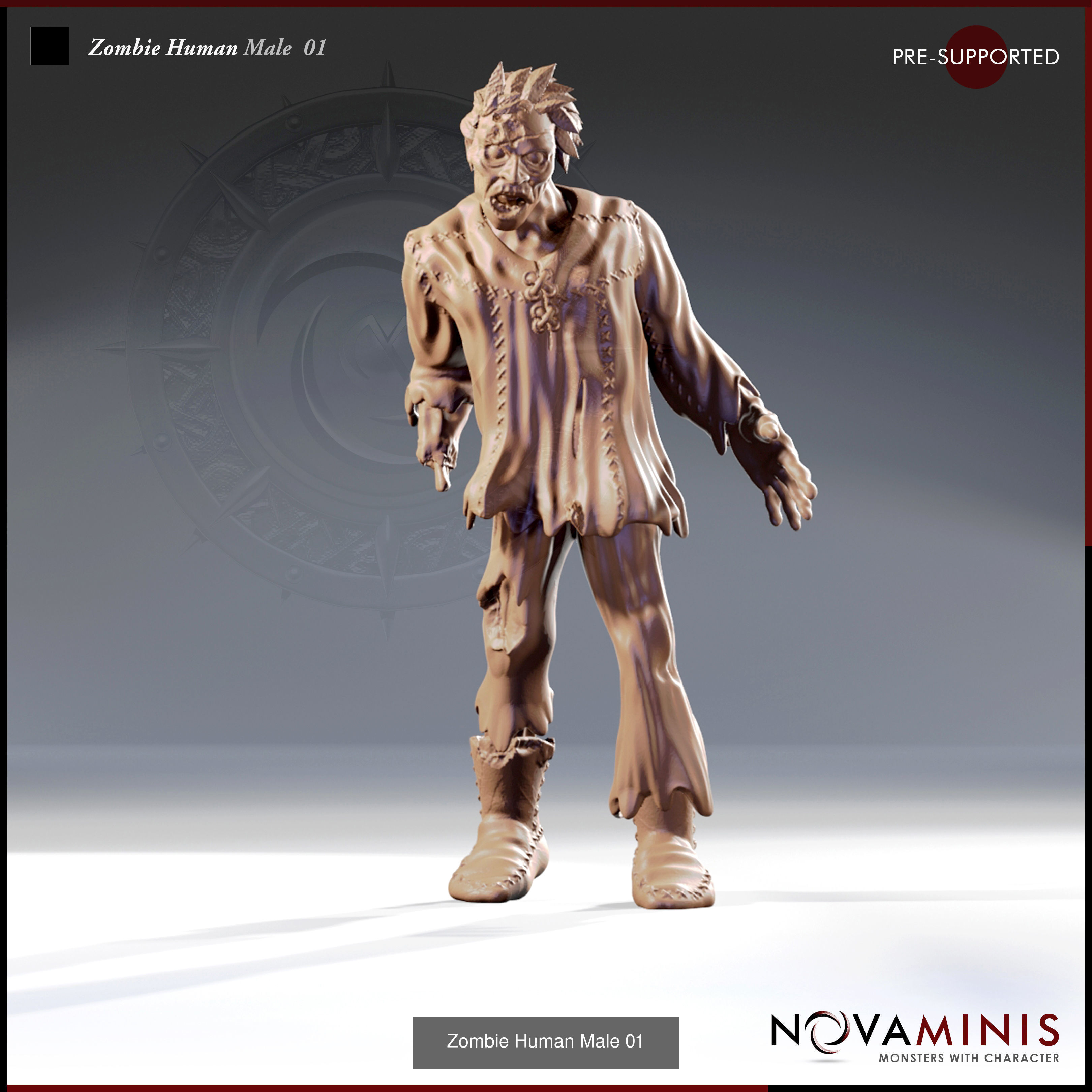 Motley Zombies - Mors Mihi Lucrum 3D Model Collection_21