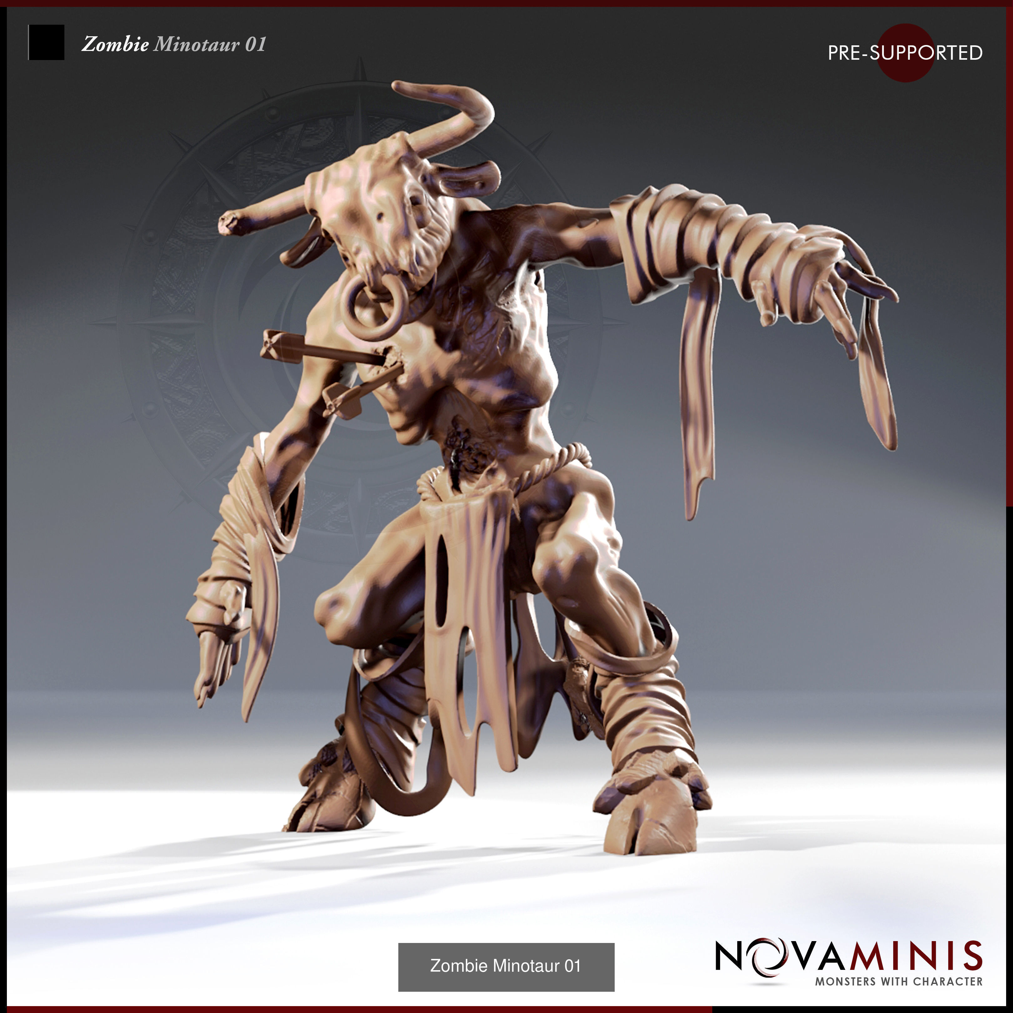 Motley Zombies - Mors Mihi Lucrum 3D Model Collection_19