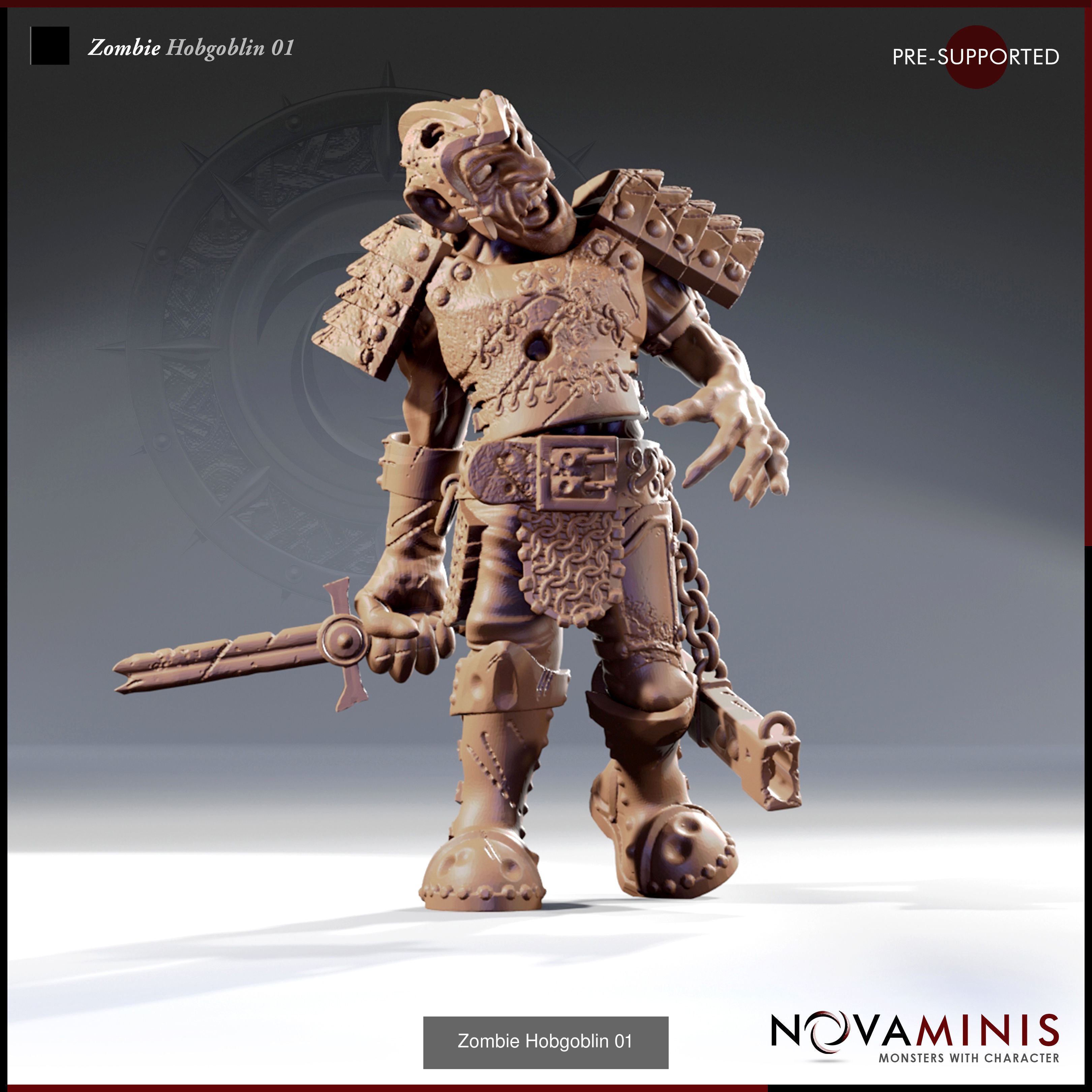 Motley Zombies - Mors Mihi Lucrum 3D Model Collection_23