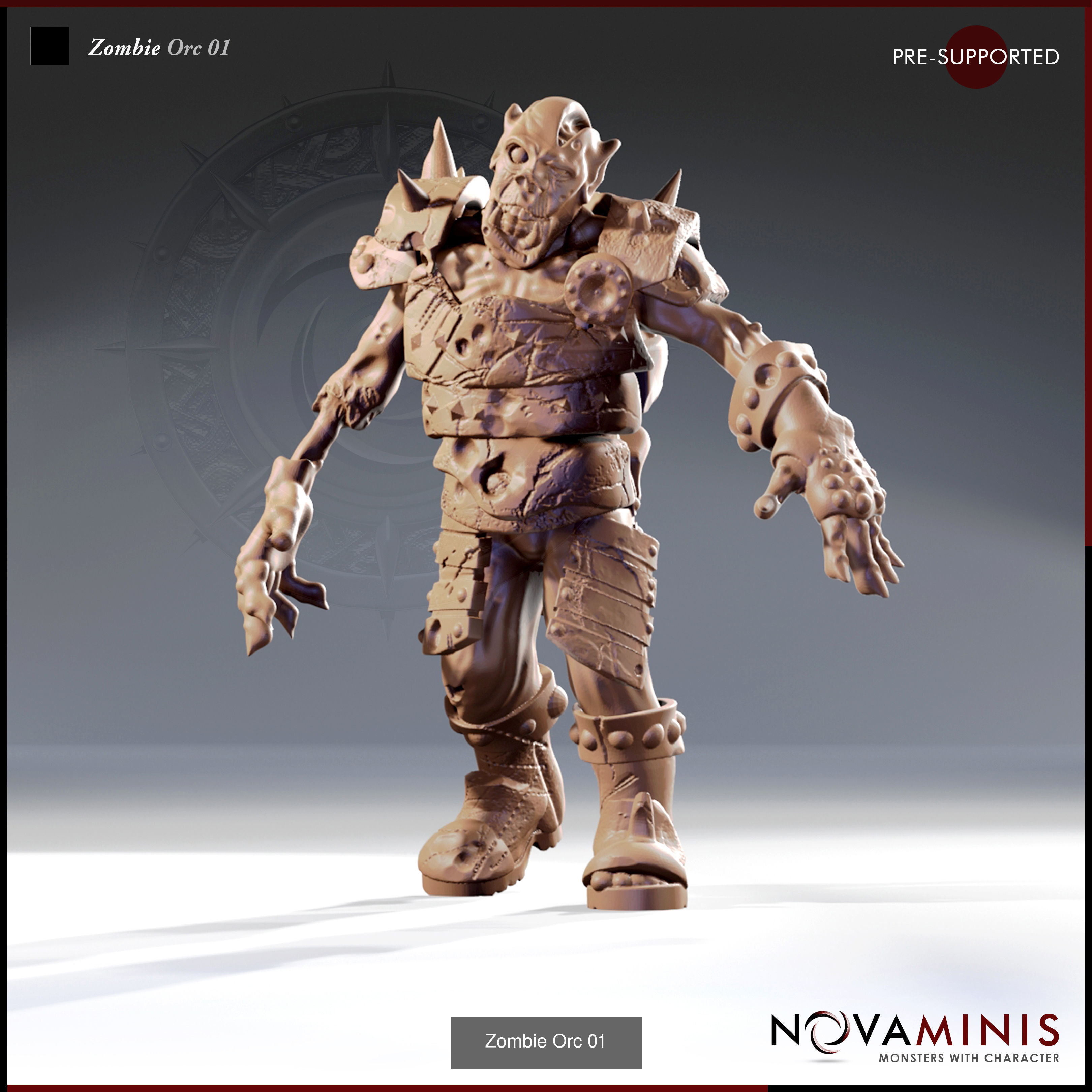 Motley Zombies - Mors Mihi Lucrum 3D Model Collection_17