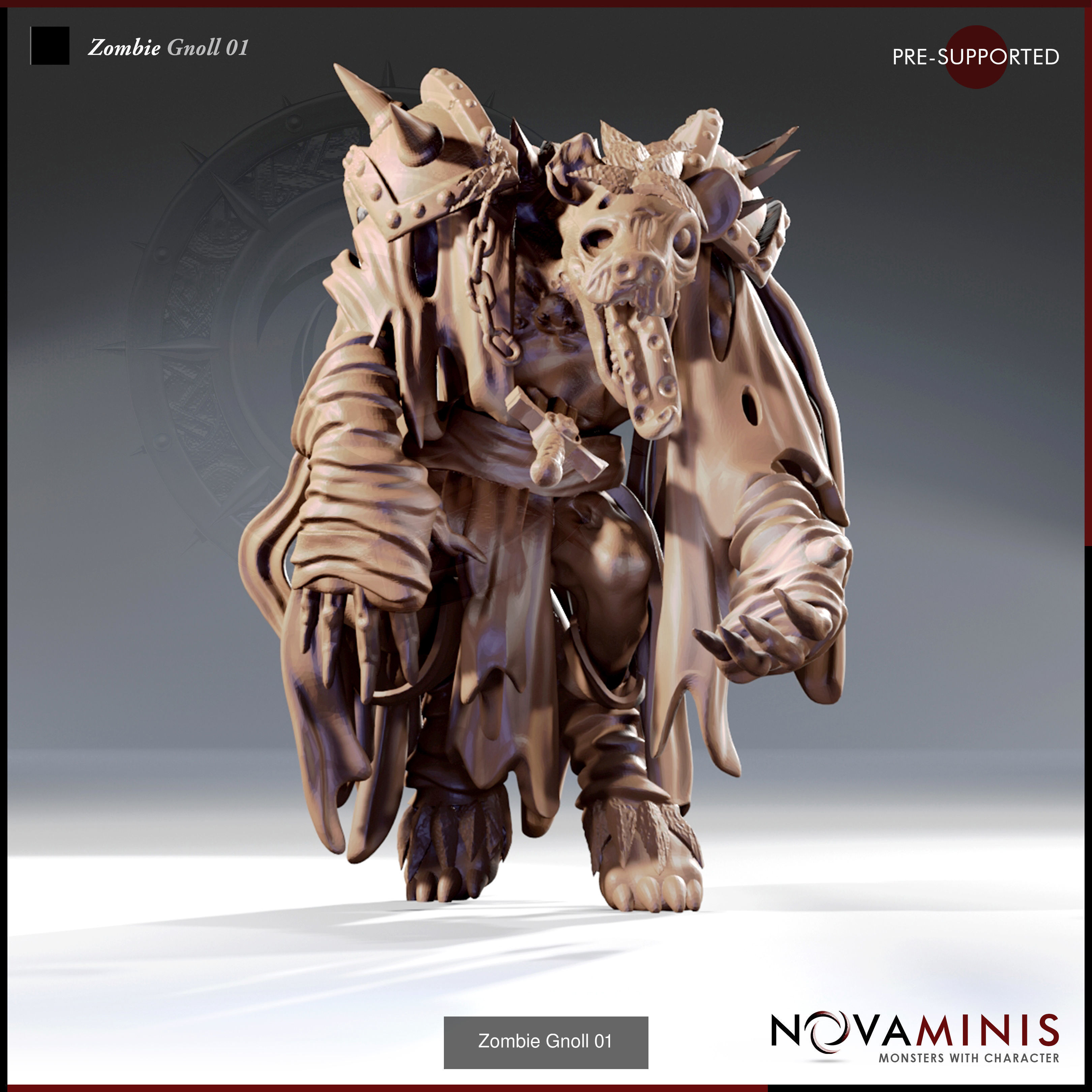 Motley Zombies - Mors Mihi Lucrum 3D Model Collection_26