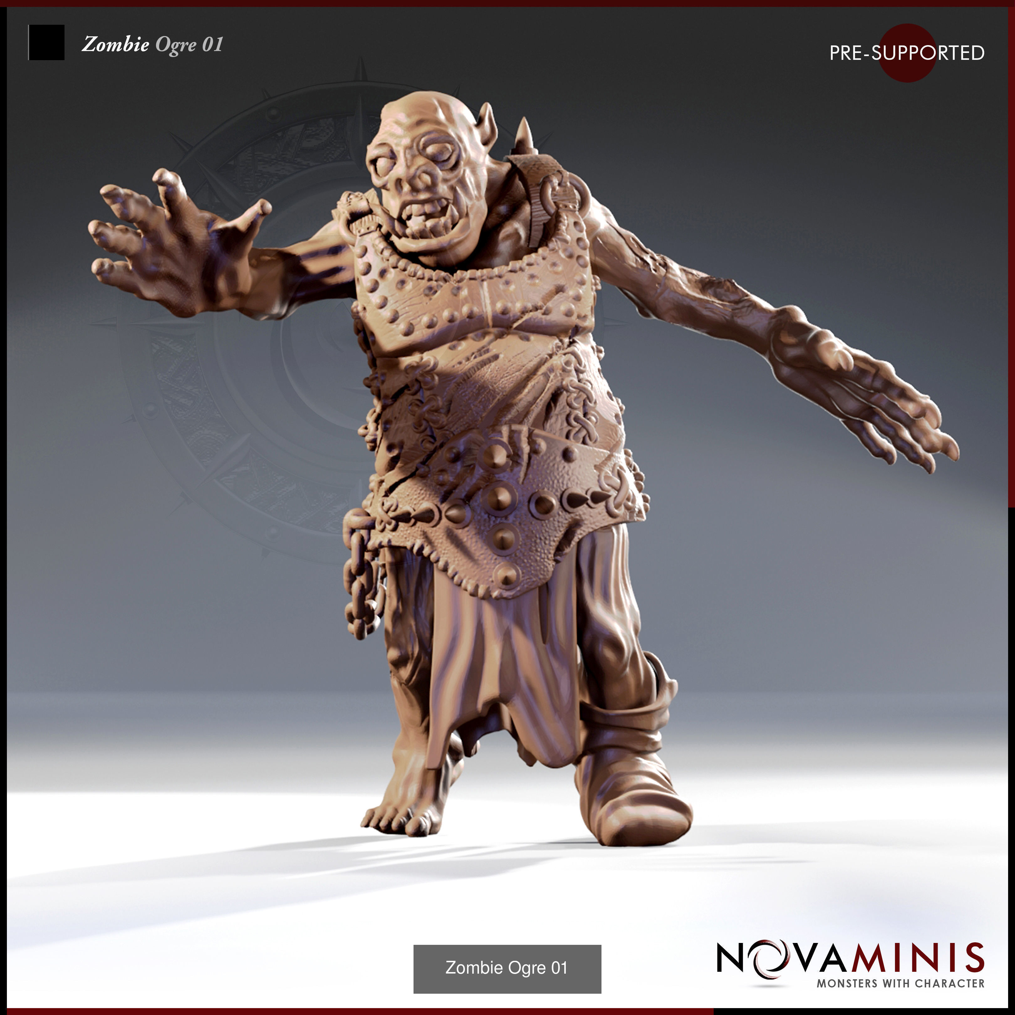 Motley Zombies - Mors Mihi Lucrum 3D Model Collection_18