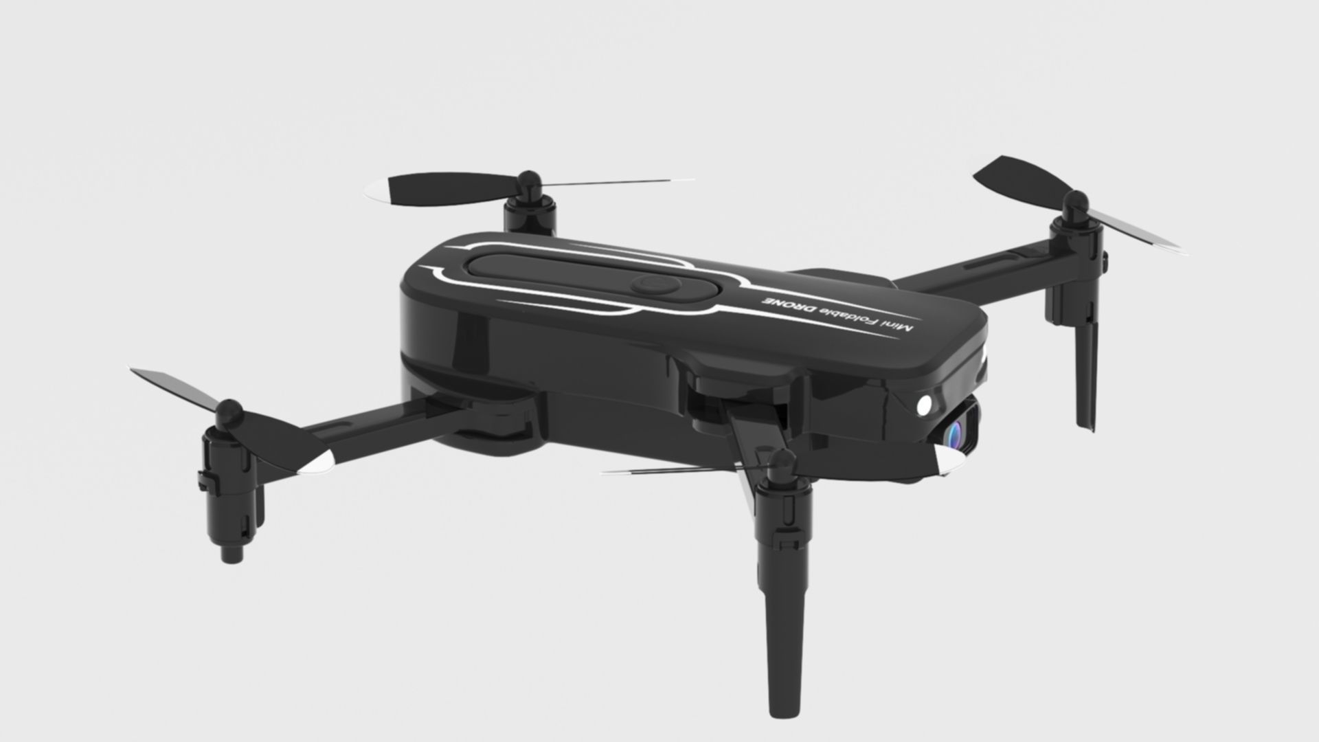 Drone with Camera for Adults Kids Low-poly 3D model_9
