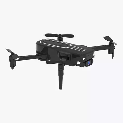 Drone with Camera for Adults Kids Low-poly 3D model