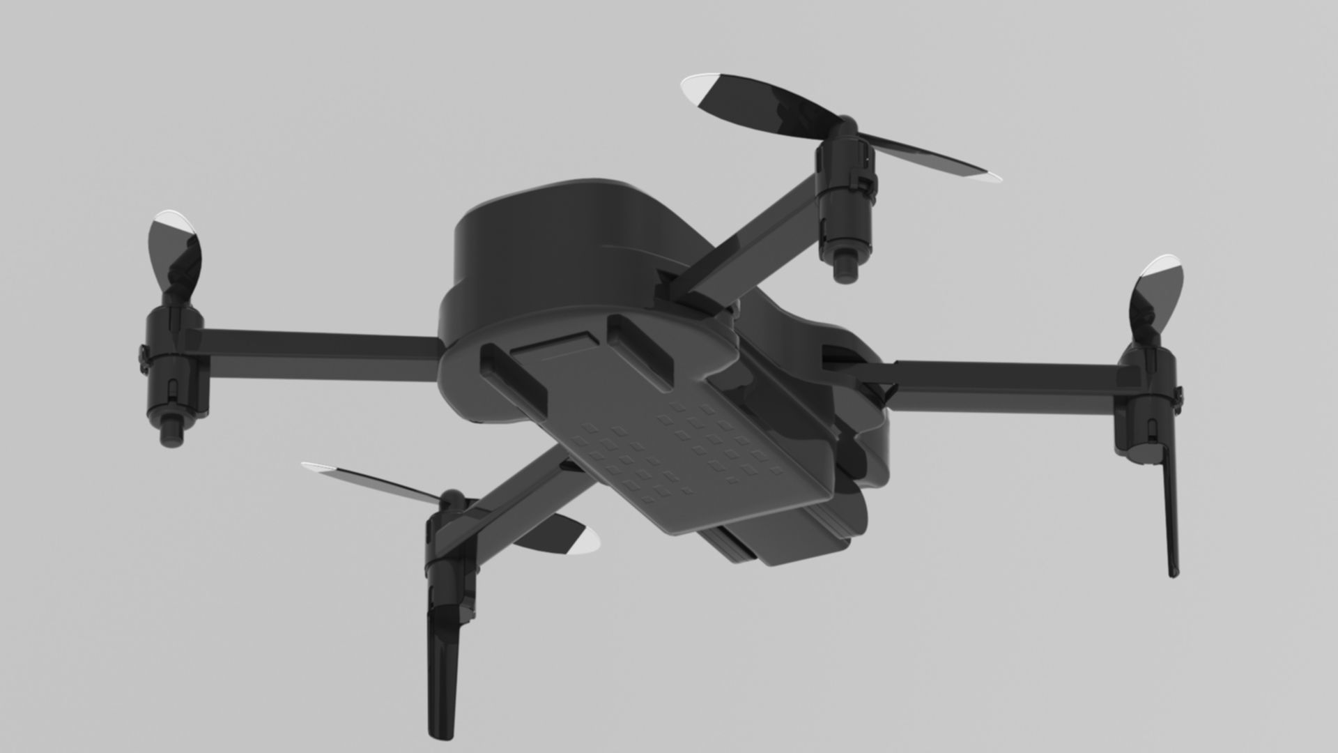Drone with Camera for Adults Kids Low-poly 3D model_6