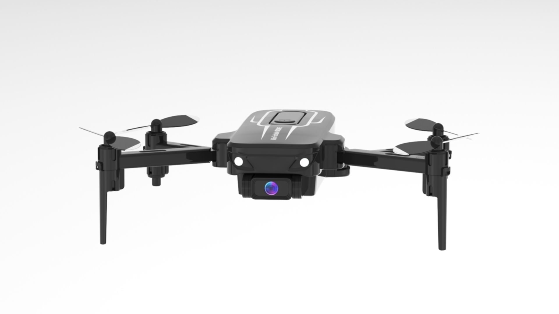 Drone with Camera for Adults Kids Low-poly 3D model_11