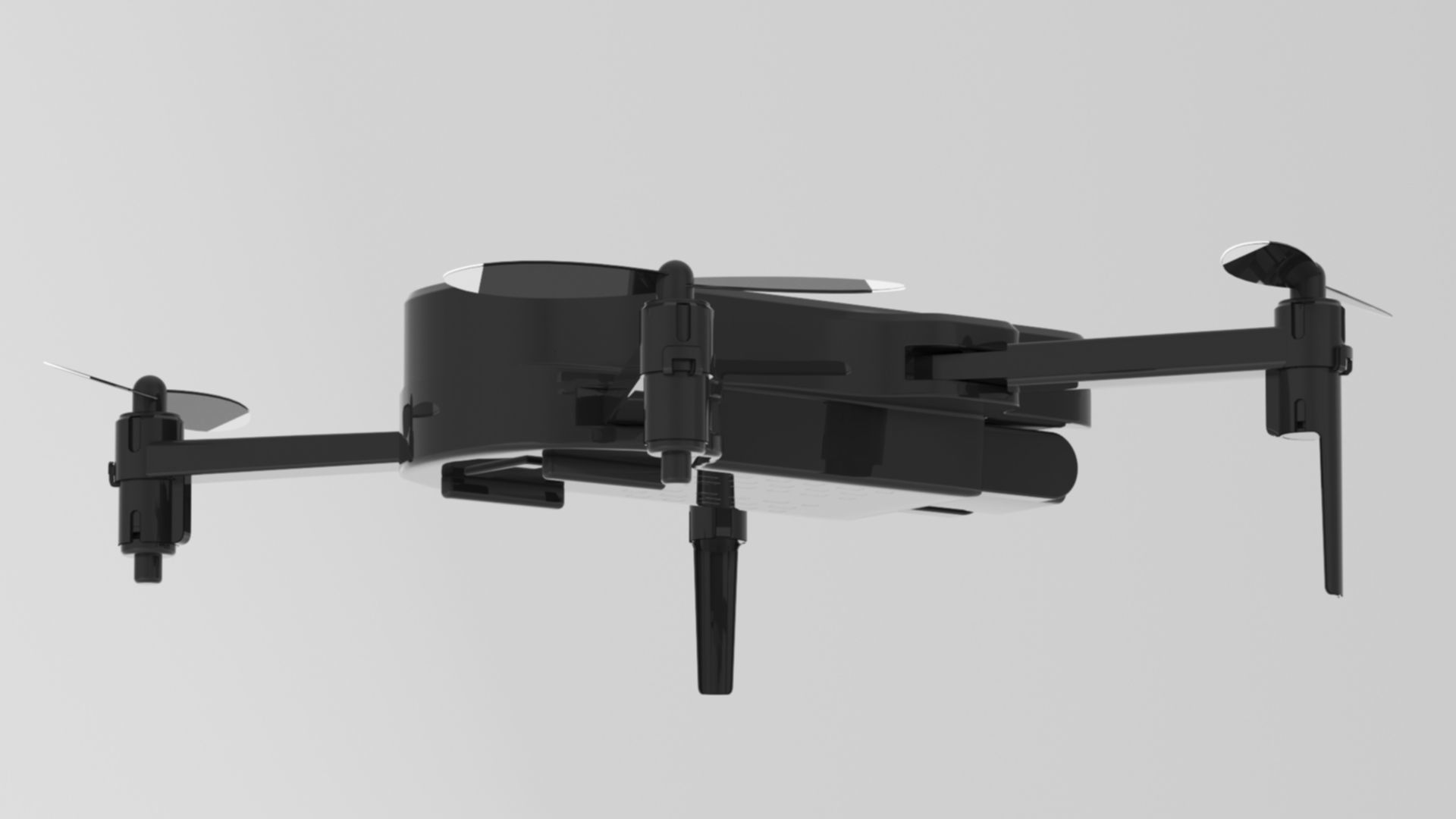 Drone with Camera for Adults Kids Low-poly 3D model_7