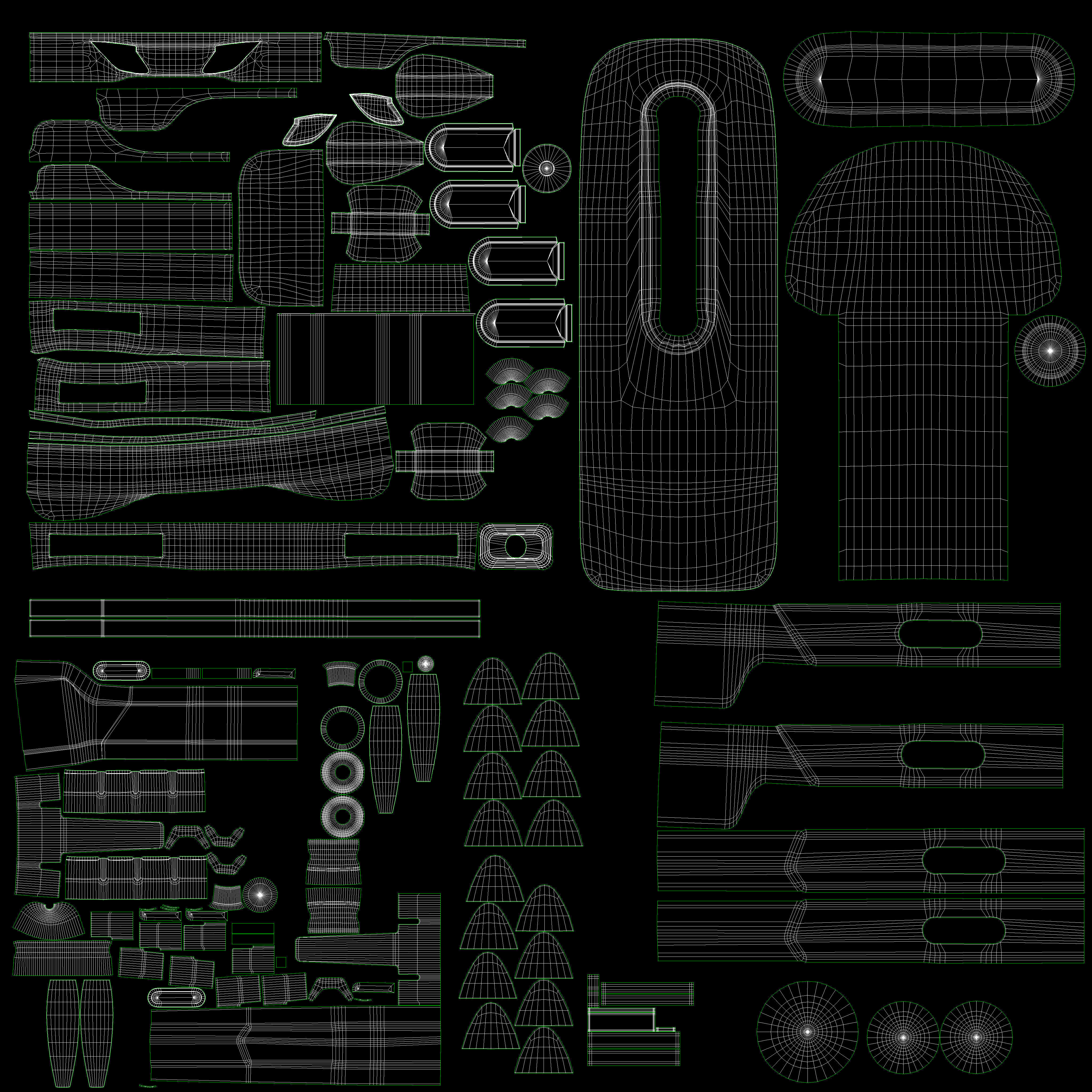 Drone with Camera for Adults Kids Low-poly 3D model_13