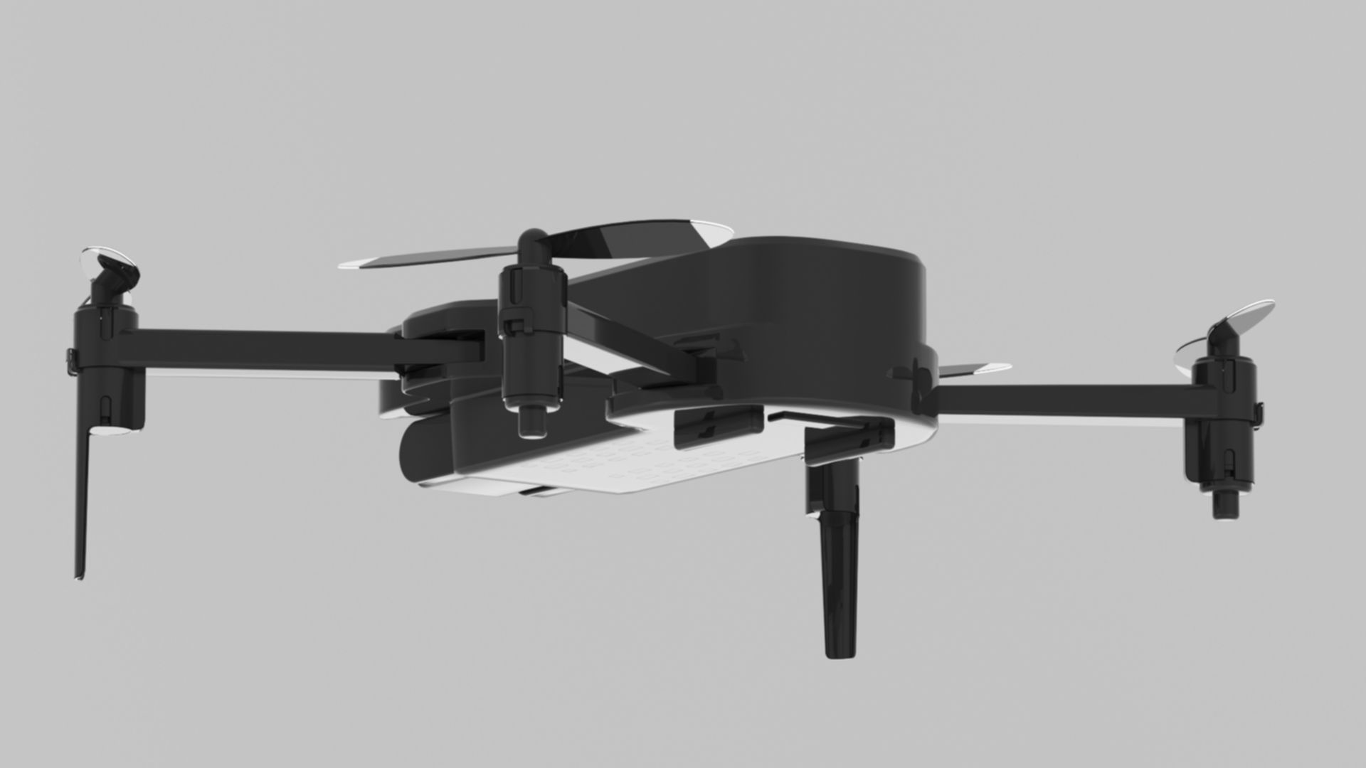 Drone with Camera for Adults Kids Low-poly 3D model_4