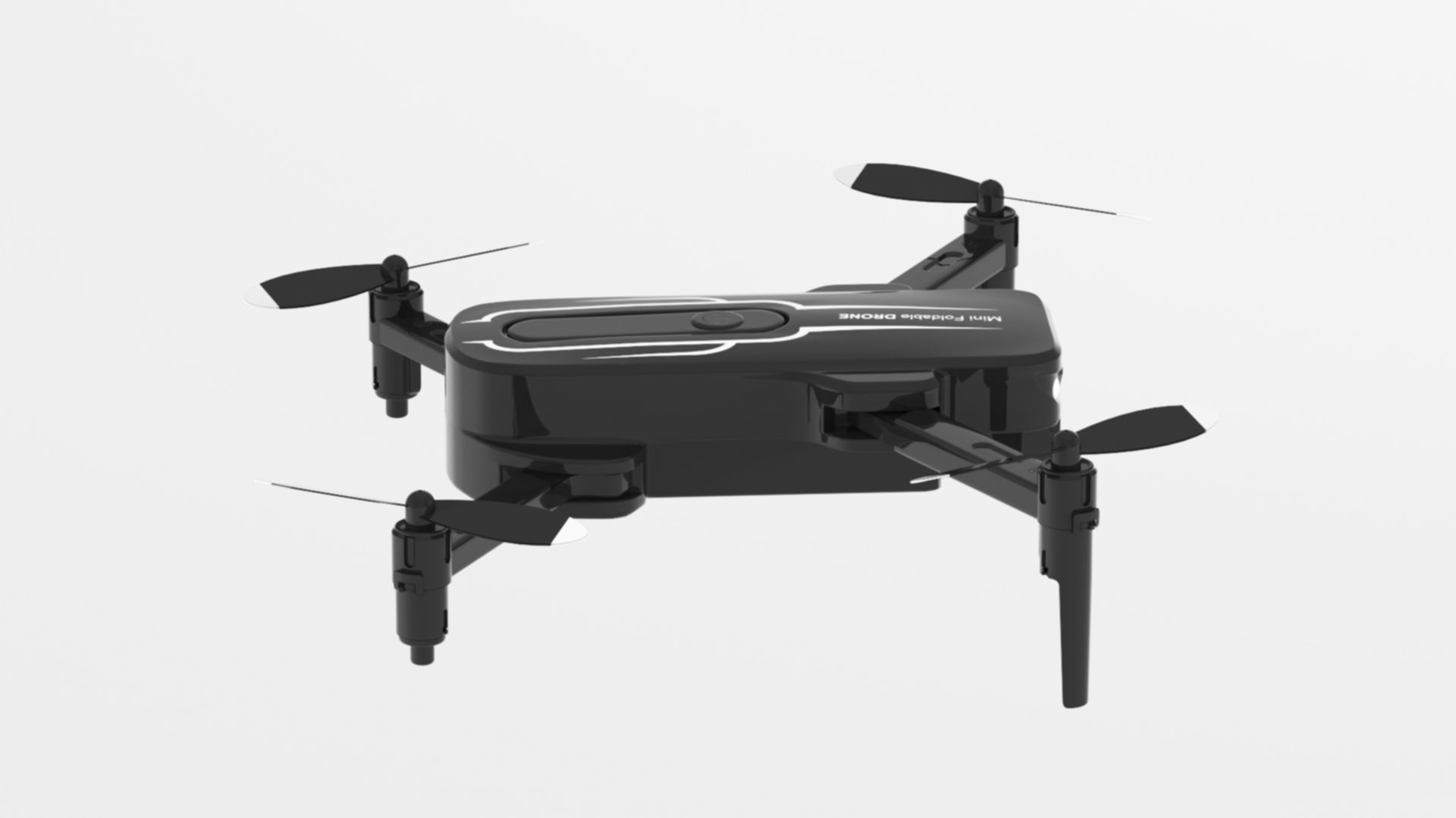 Drone with Camera for Adults Kids Low-poly 3D model_8