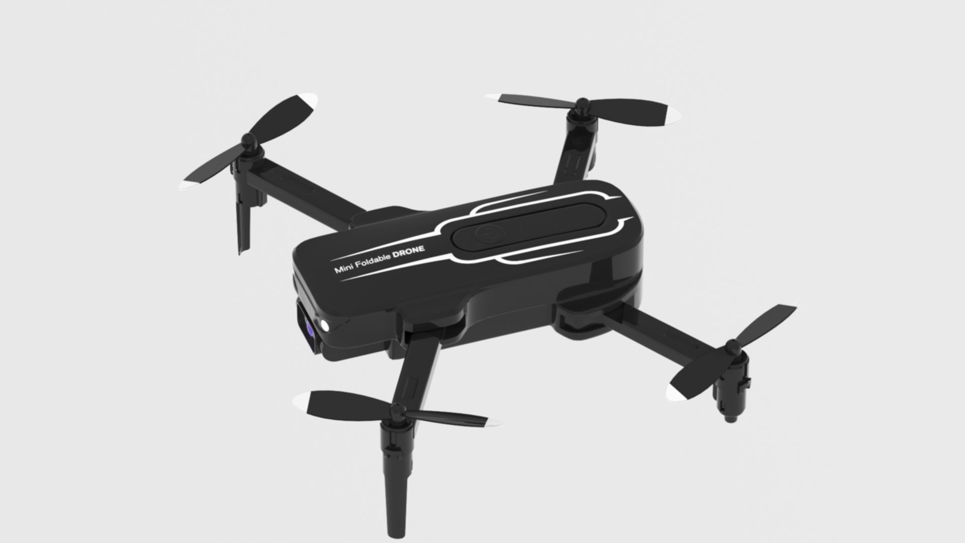 Drone with Camera for Adults Kids Low-poly 3D model_3