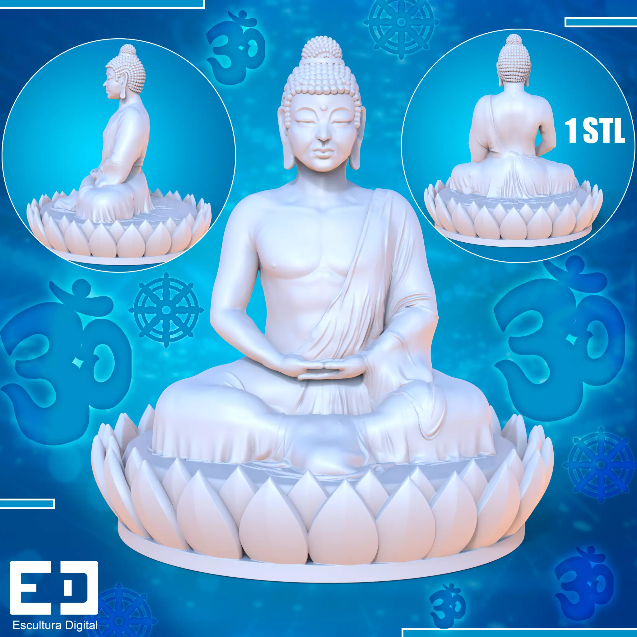 Buda - Buddha 3D print model_0
