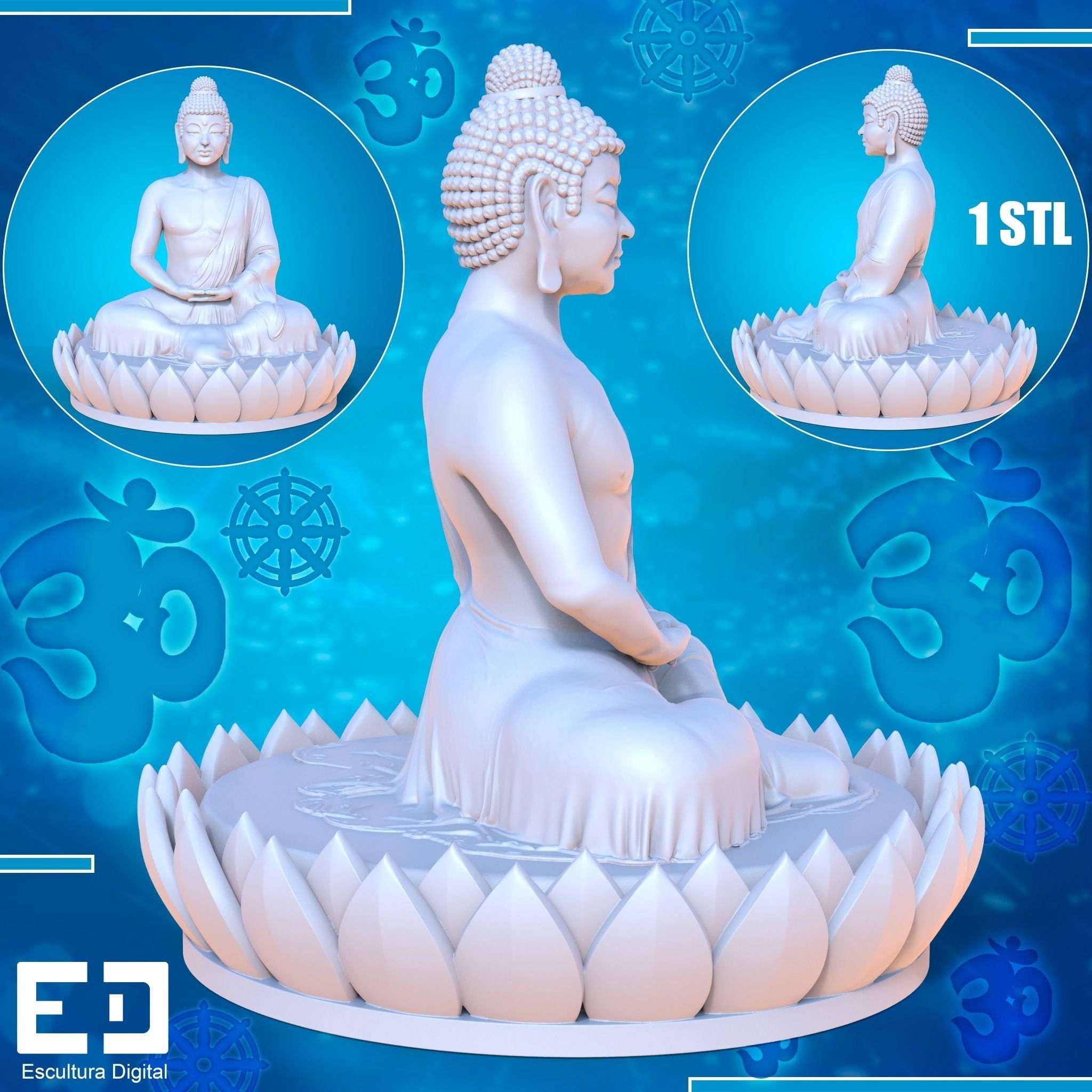 Buda - Buddha 3D print model_4