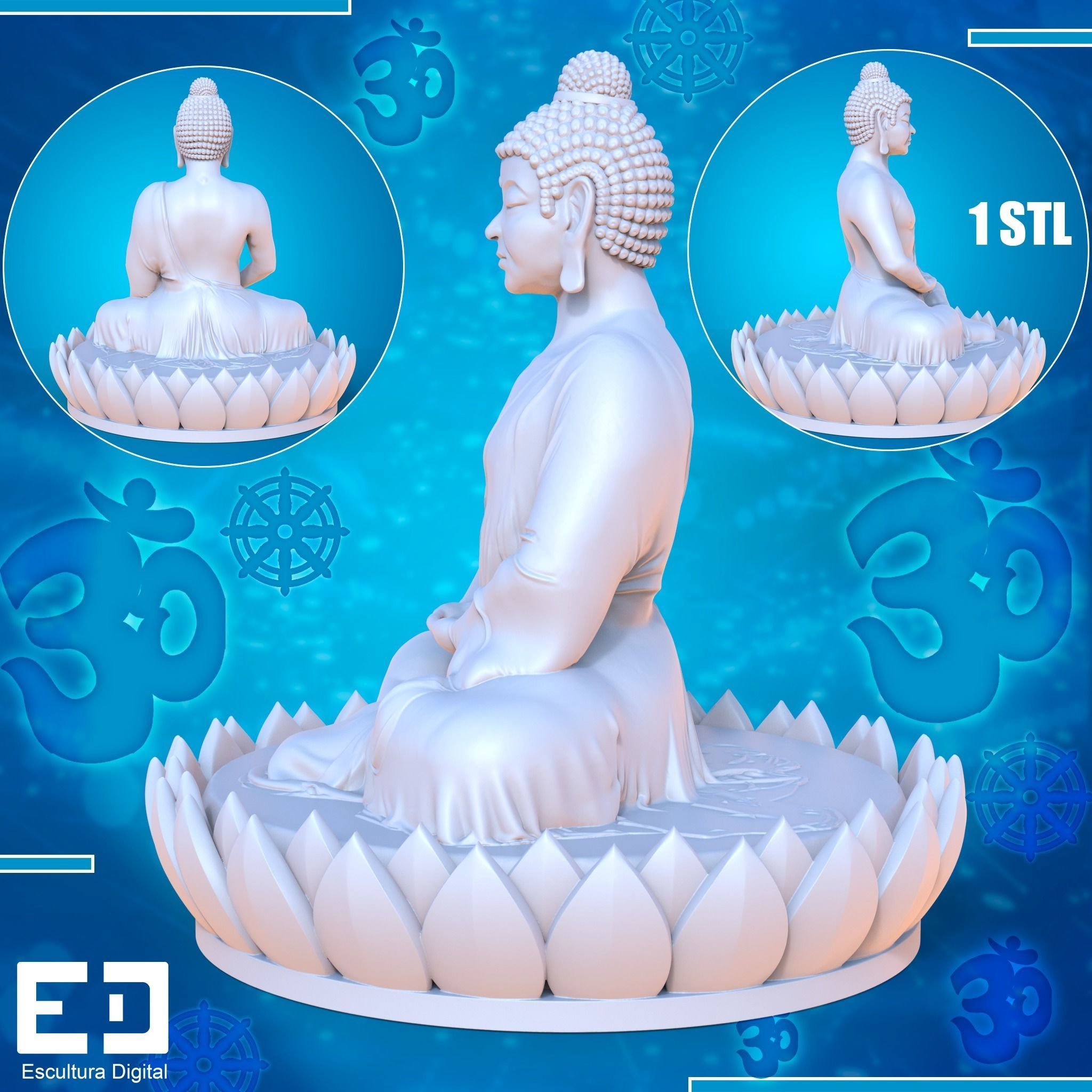 Buda - Buddha 3D print model_2