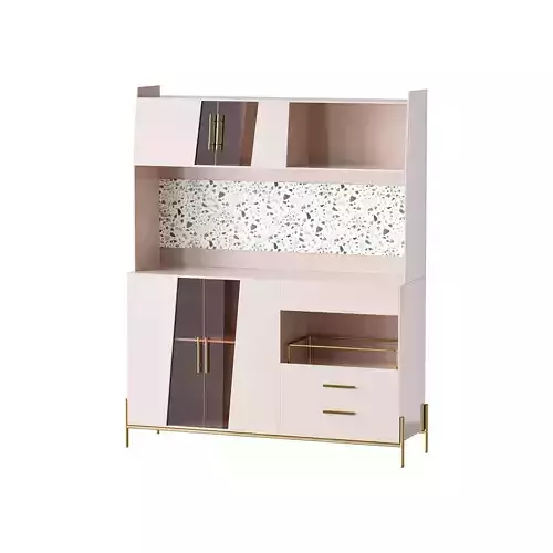 Cabinet with high shelves for the kitchen