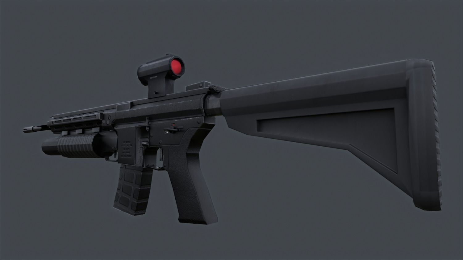 R-20 Rahe Low-poly 3D model_5