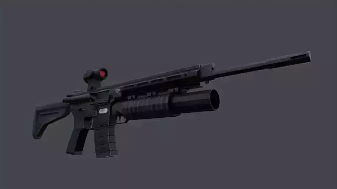 R-20 Rahe Low-poly 3D model