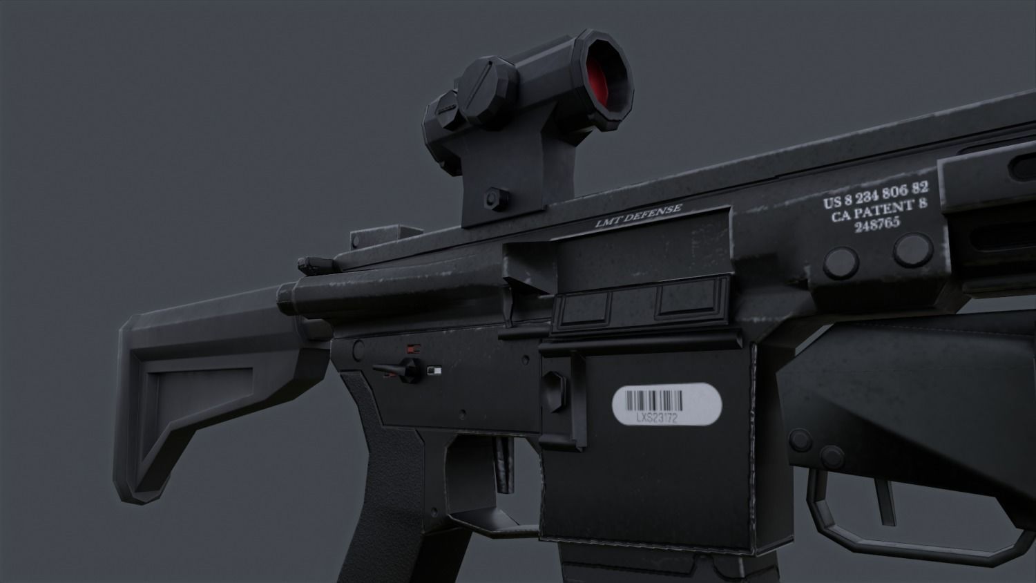 R-20 Rahe Low-poly 3D model_2